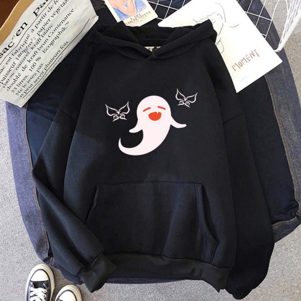 Áo hoodie in họa tiết Game Genshin Impact Hu Tao phong cách Hip Hop thời trang cho nam nữ