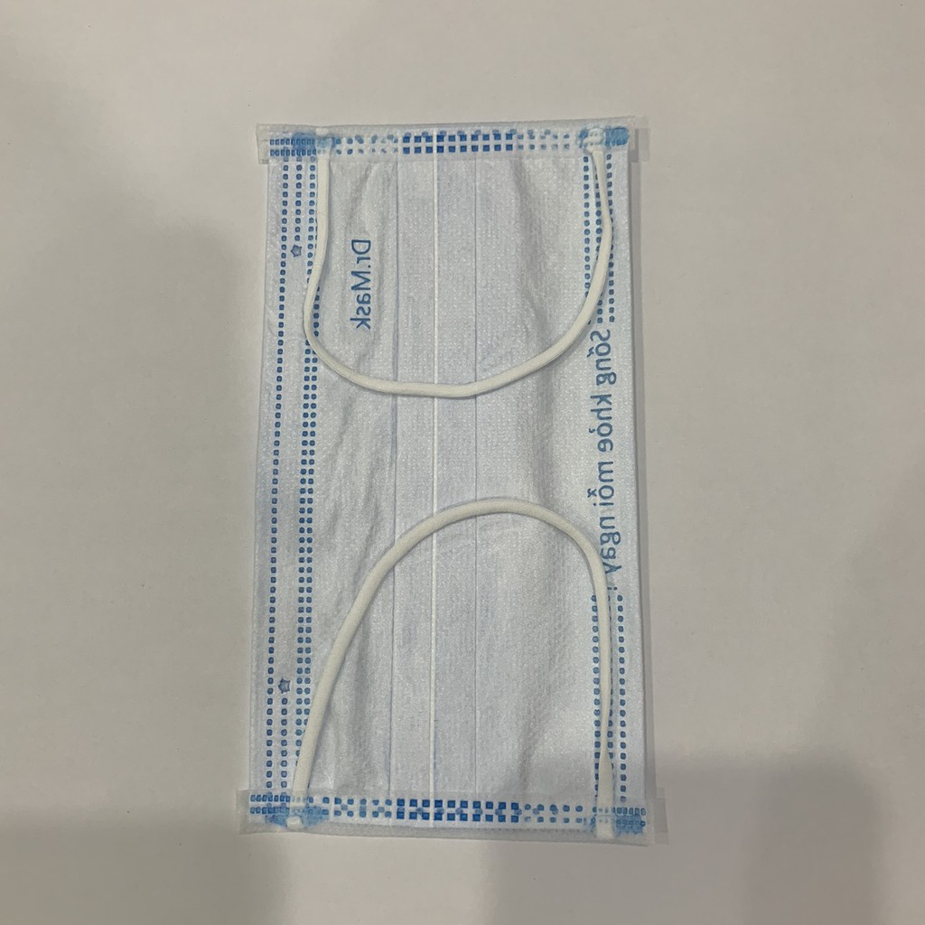 Khẩu trang y tế Dr Mask - khẩu trang y tế 3 lớp kháng khuẩn ( 10 chiếc/túi)