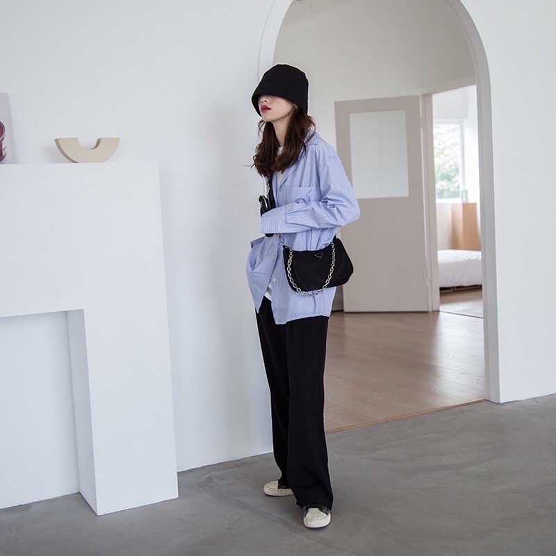 Túi đeo chéo/ kẹp nách Pradaa thời trang( ảnh thật cuối)