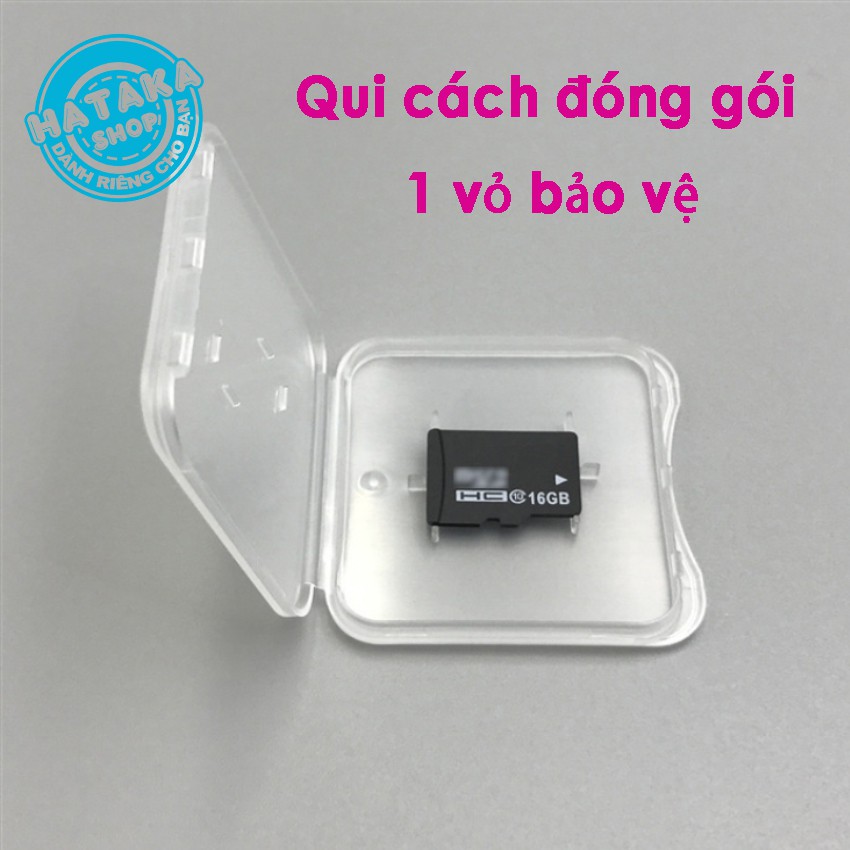 Combo 10 thẻ nhớ microSD 16GB giá sỉ có hộp đựng