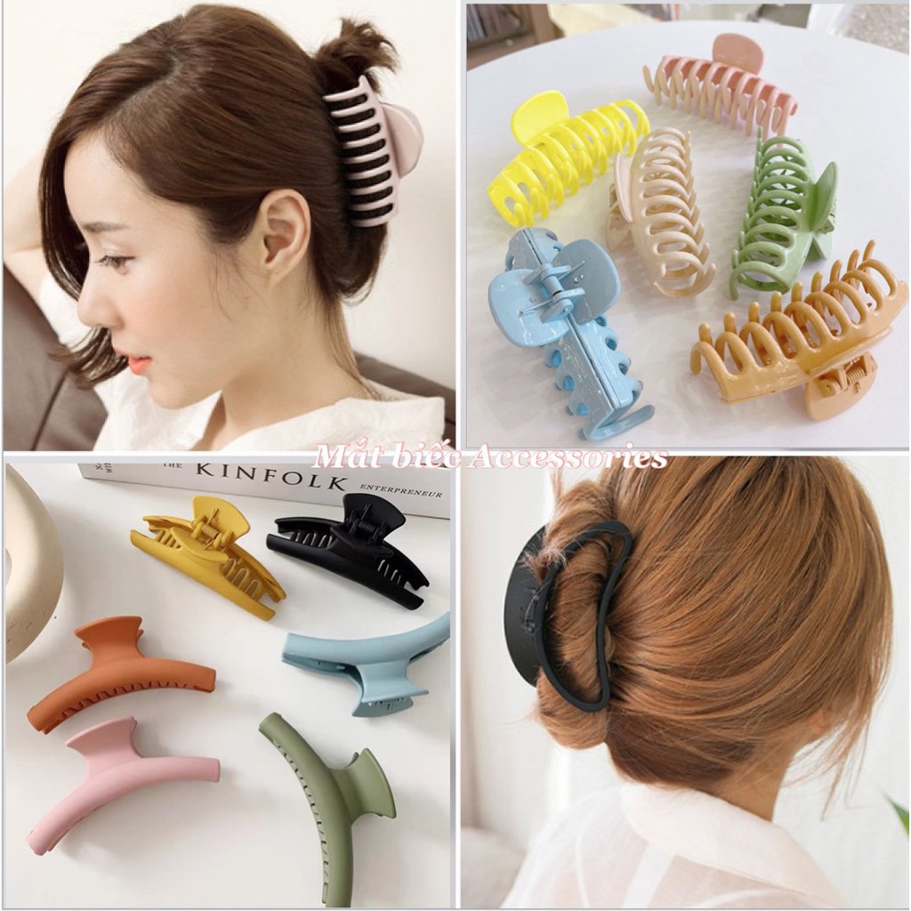 (Sẵn)Kẹp tóc càng cua Hàn Quốc mẫu mới KT30