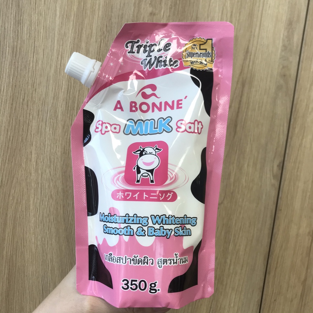 Muối tắm sữa bò ABONNE Spa Milk Salf 350g