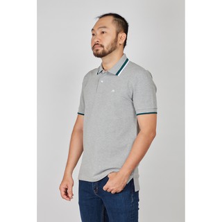 Áo thun polo nam mattana slim fit xám trơn mpm83200417707321