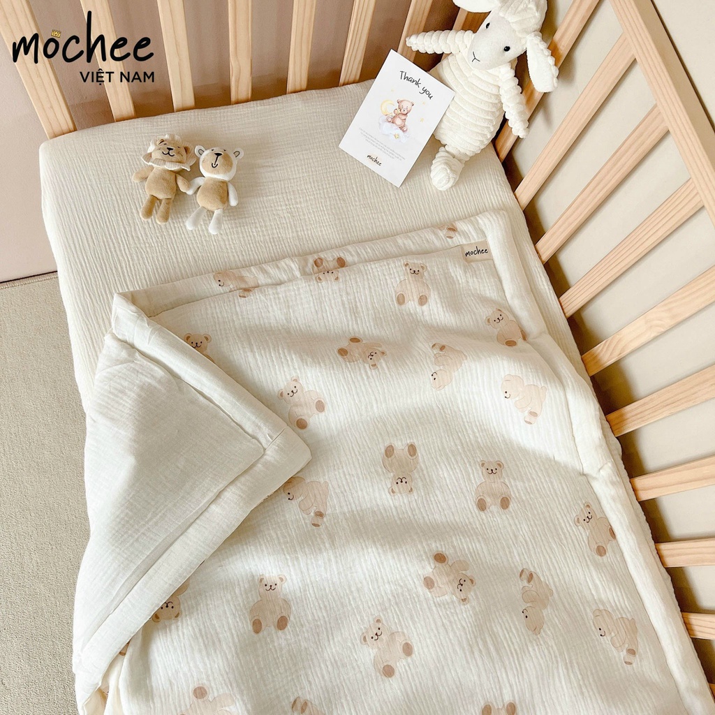 Chăn Trần Bông Mochee cao cấp cho bé