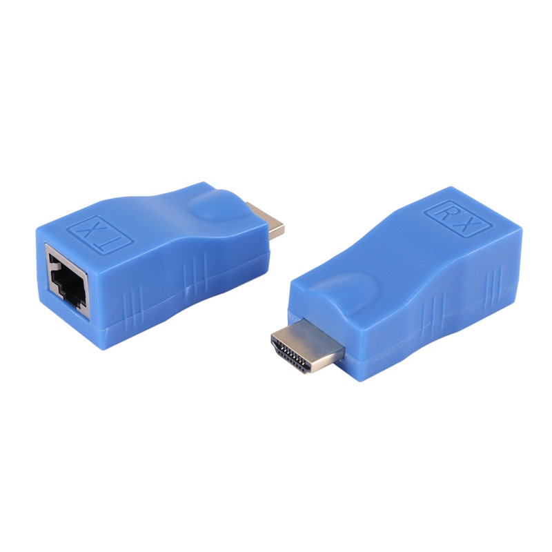 Dây Cáp Mạng Mở Rộng Hdmi Sang Rj45 Lan Tx Rx Cat5E Cat6 V1.4 30M 4K Hd Tv 1080P