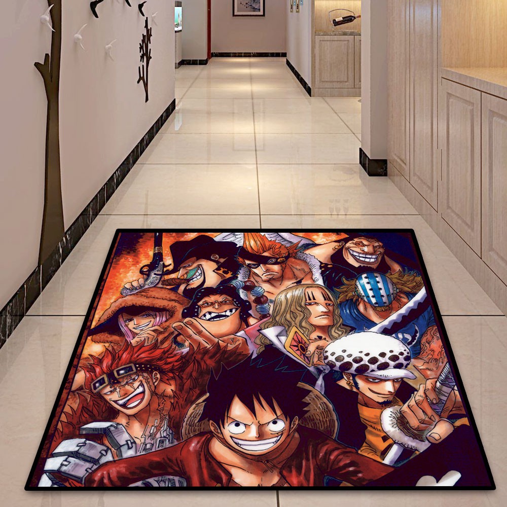 Thảm Lót Ghế Ngồi Hình Tròn Họa Tiết Anime One Piece Độc Đáo