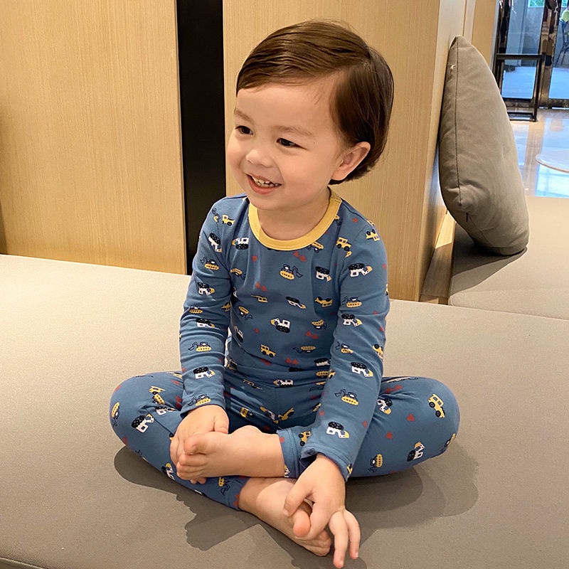 Bộ quần áo ngủ cotton cho bé