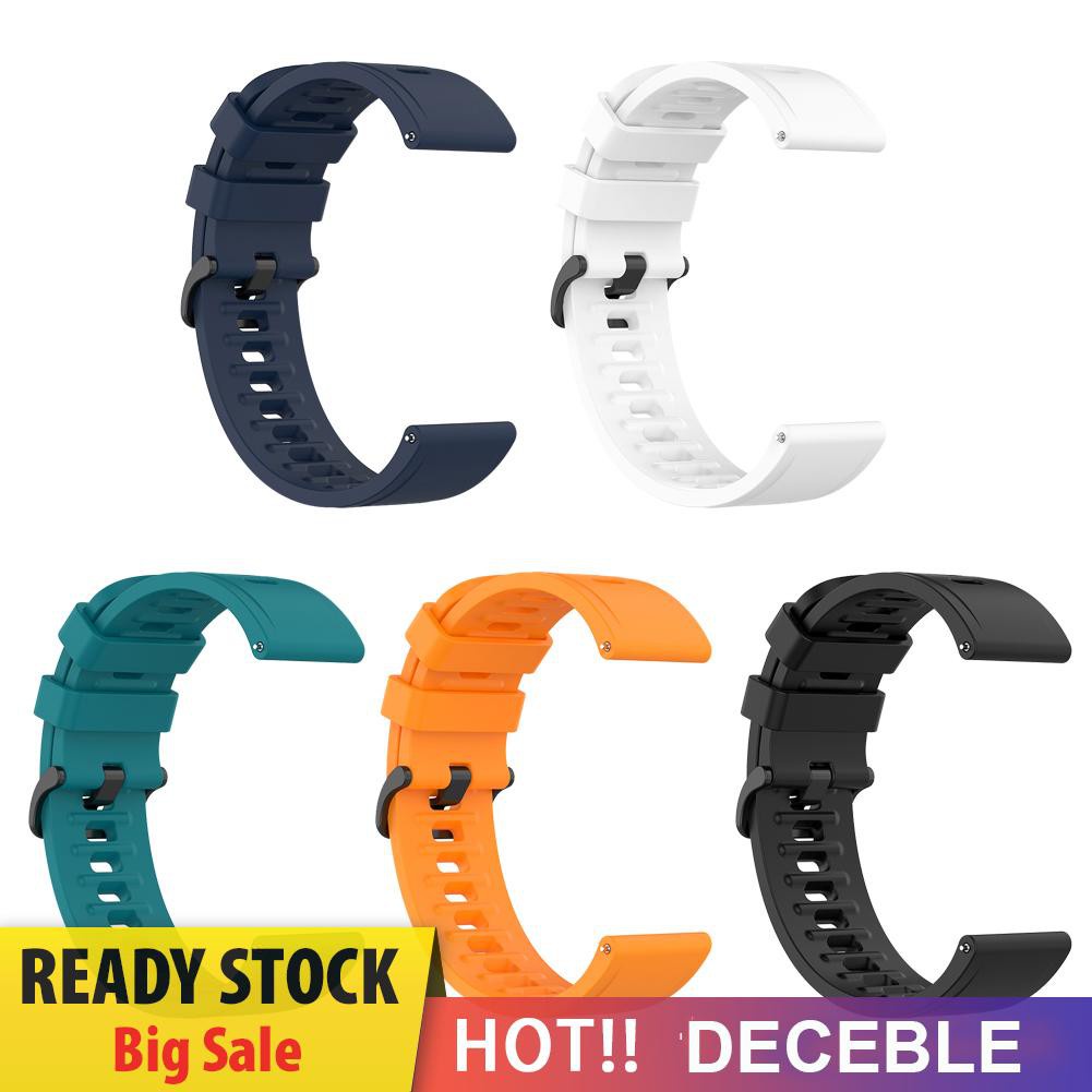 Deceble 22mm Silicone Band Strap for Xiaomi Mi Watch Color Replacement Bracelet