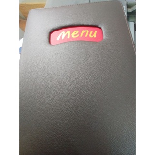 quyển menu bìa da cỡ a4