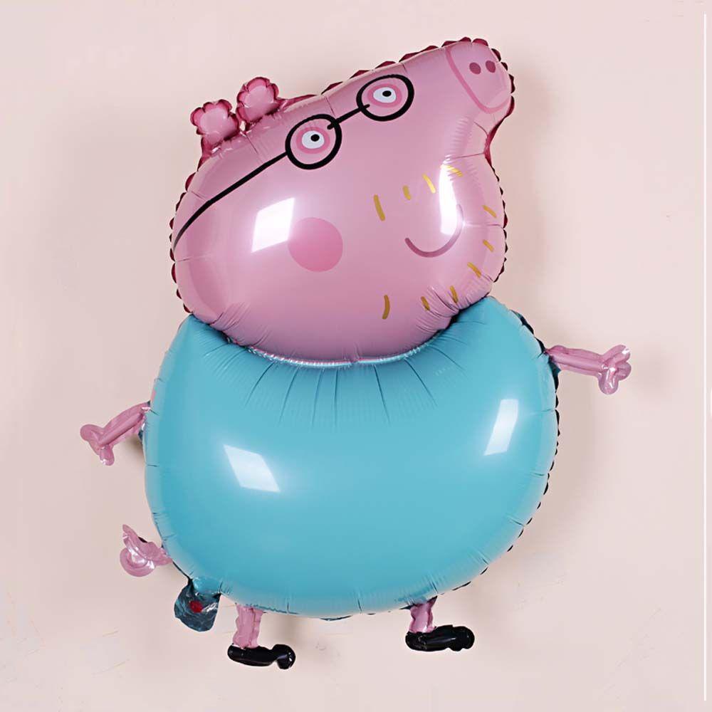 Bong Bóng Lá Nhôm Hình George Hoạt Hình Cổ Điển Trang Trí Tiệc Cưới