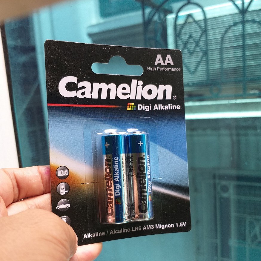 Pin AA , AAA Alkaline 1.5V Camelion ( vỉ/ 2 viên), pin tiểu, đũa, pin 2A, 3A