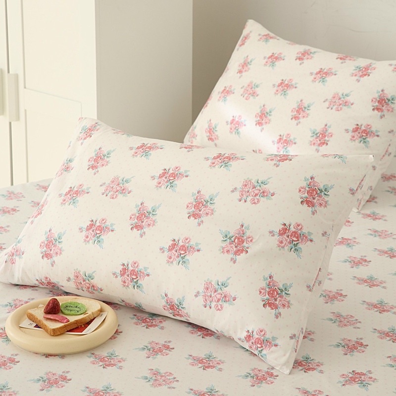 FULL GA GỐI LẺ COTTON 100% -CHÙ BEDDING