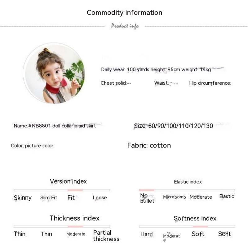 Váy không tay kiểu vest phong cách Anh cho bé