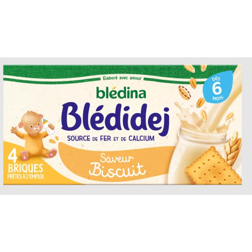 Sữa nước Bledina hàng air Pháp 100% date mới nhất lốc 4 hộp 250ml