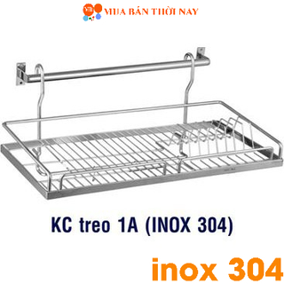 Kệ Để Chén Bát Đa Năng 1 Tầng Dạng Treo Inox 304 Cao Cấp KC 14