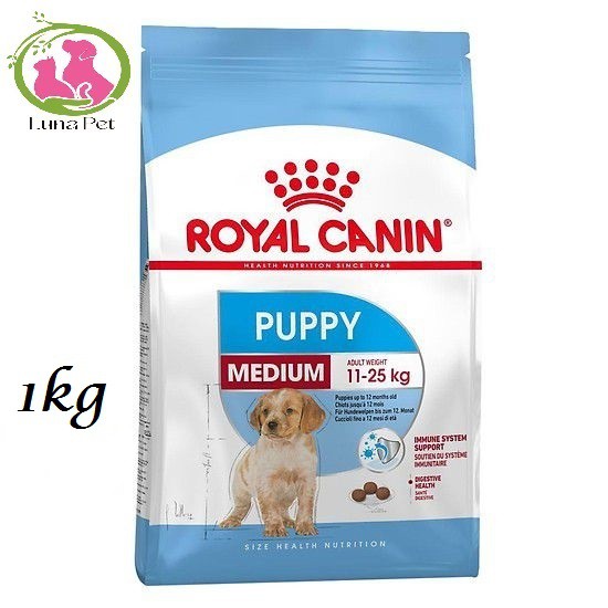 Royal Canin Medium Puppy 1kg - Thức ăn cho chó con kích thước trung bình 1kg