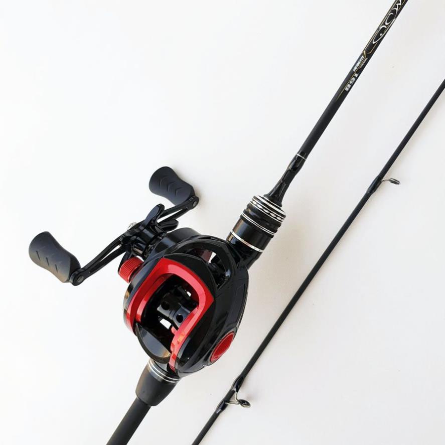 Bộ cần câu lure ul máy ngang siêu dẻo tặng kèm dây câu lure và bộ mồi câu BCM19 - Ngang Đồ câu phía bắc