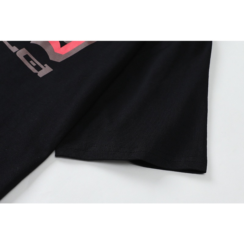 Áo Thun Tay Ngắn Cổ Tròn In Chữ Vlone # 2125 Cho Nam Và Nữ