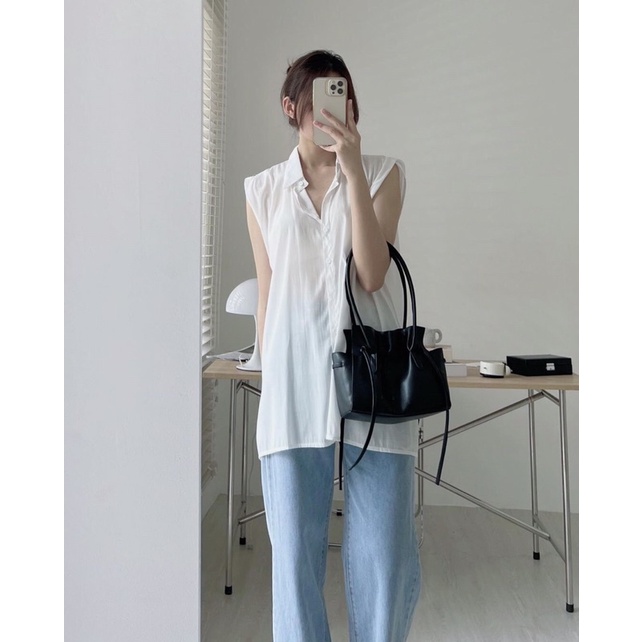 Áo sơmi ba lỗ kèm dây như hình