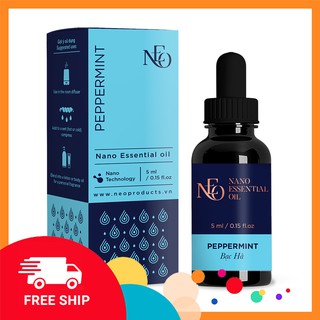 Tinh dầu thiên nhiên nano bạc hà neo 5ml