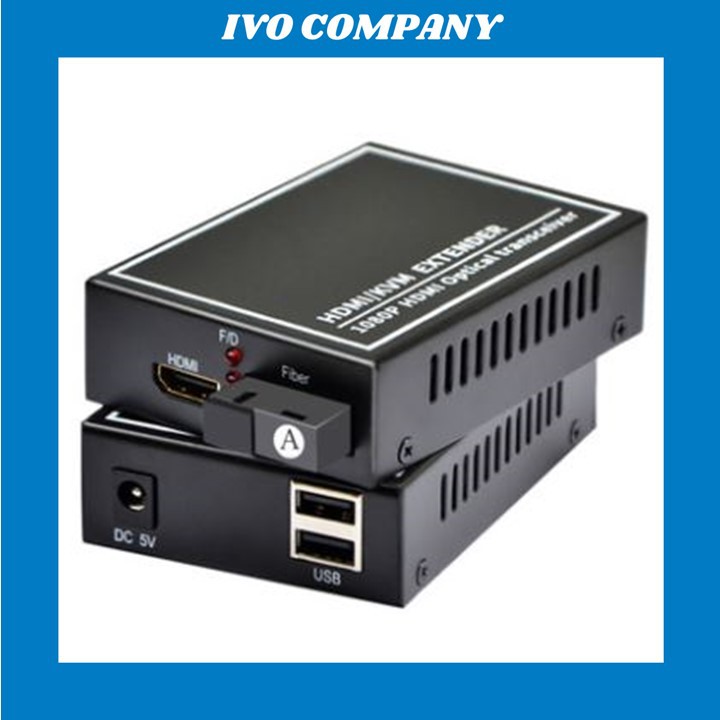 Cặp Converter Quang HDMI và USB 1080P