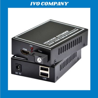 Cặp Converter Quang HDMI và USB 1080P