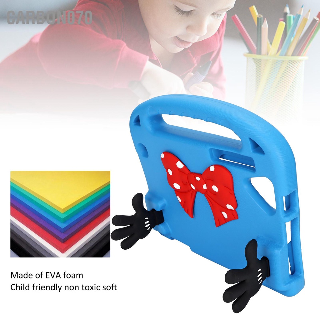 Carbon070 Bao da máy tính bảng EVA Bọt xốp Đế bàn tay dễ thương Vỏ bảo vệ phong cách hoạt hình cho MatePad T8 8.0in WM ONN Lenovo