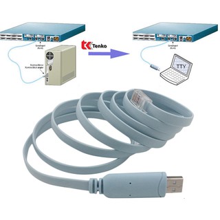 Cáp Lập Trình Cisco - Console USB To RJ45