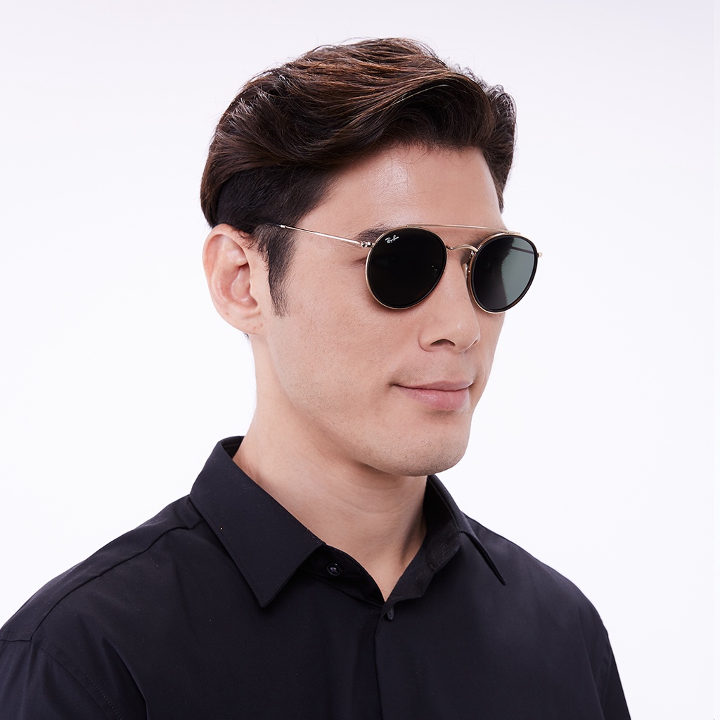 Mắt Kính Ray-Ban Round Double Bridge - RB3647N 001 - Kính mát