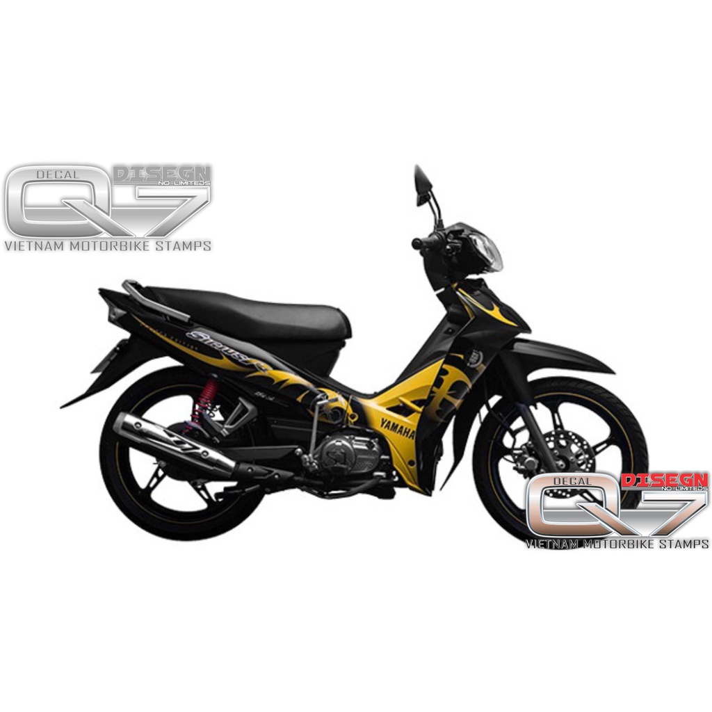 Tem Rời Sirius 110 ZIN 2009 VÀNG ĐEN