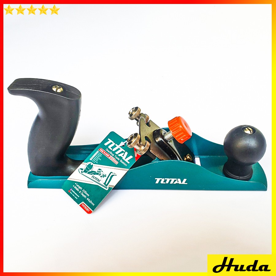 Bào gỗ mini cầm tay dài 235mm Total Ingco làm mộc cơ bản thép Q195 1234