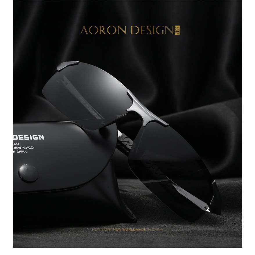 Kính mát Thể Thao nam cao cấp 8177 tròng Kính Phân Cực Polarized chống UV chống chói lóa