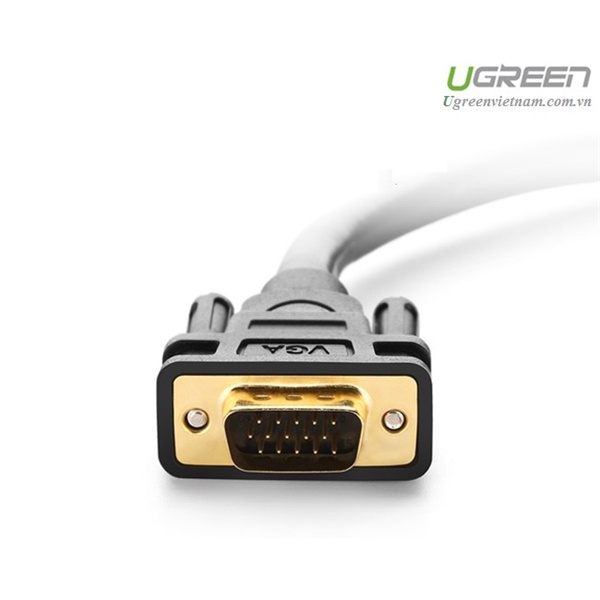 Cáp VGA 1,5M 2M 3M 5M cho Màn Hình, Máy Chiếu máy tính Ugreen 11630 11646 11631 11632 cao cấp -Hàng chính hãng