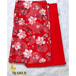 vải may áo dài hoa đều siêu đẹp (ảnh thật)