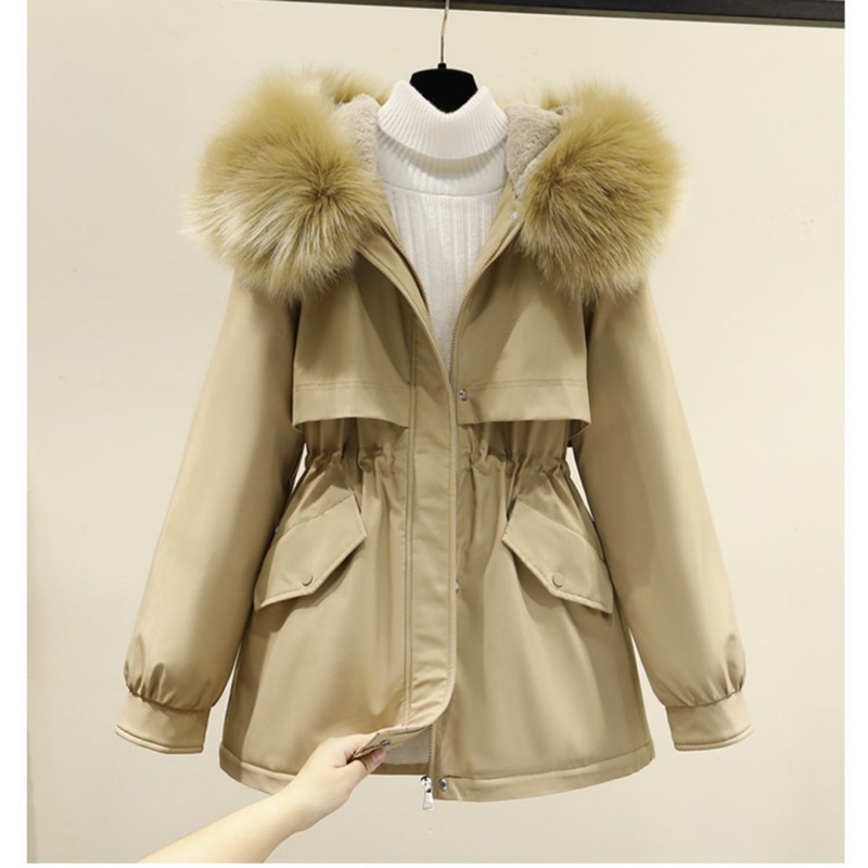 Áo khoác Parka lót lông nhung ấm áp JOLI Clothing AK107