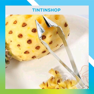 Dụng cụ gọt dứa đa năng , gắp mắt dứa siêu tốc tiết kiệm thời gian gọt dứa dễ dàng