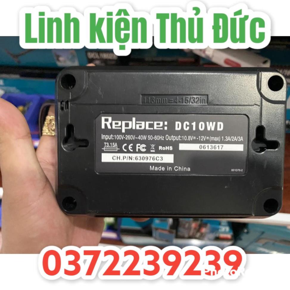 Lktd BN. Sạc pin Makita DC10WD Max 10.8v - 12v Li-ion, pin trượt.