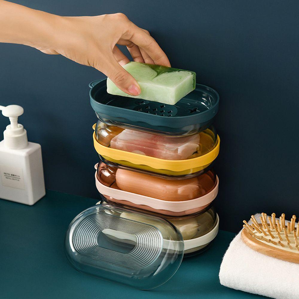 Giá Đỡ Xà Phòng Bằng Nhựa Chất Lượng Cao Cho Nhà Bếp / Phòng Tắm Ốp