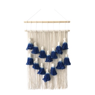 Mành macrame phối màu