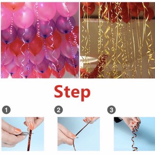 2 Cuộn Ruy băng cột bong bóng
