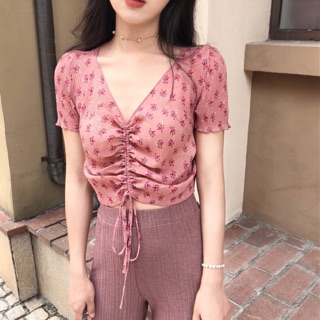 ÁO HOA NHÍ NHỎ NHÚN NGỰC