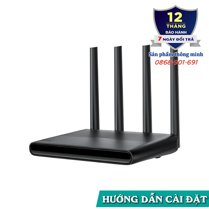 Bộ phát Wifi Router Xiaomi Redmi AX6000 băng tần kép - Wifi 6 6000Mbps - hỗ trợ Mesh - kết nối 248 thiết bị