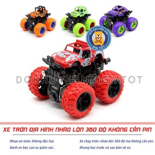 (thitun15) Hộp đồ chơi xe trớn địa hình nhào lộn 360 độ không dùng pin siêu ngầu cho bé - Đồ khuyến mãi giá tốt