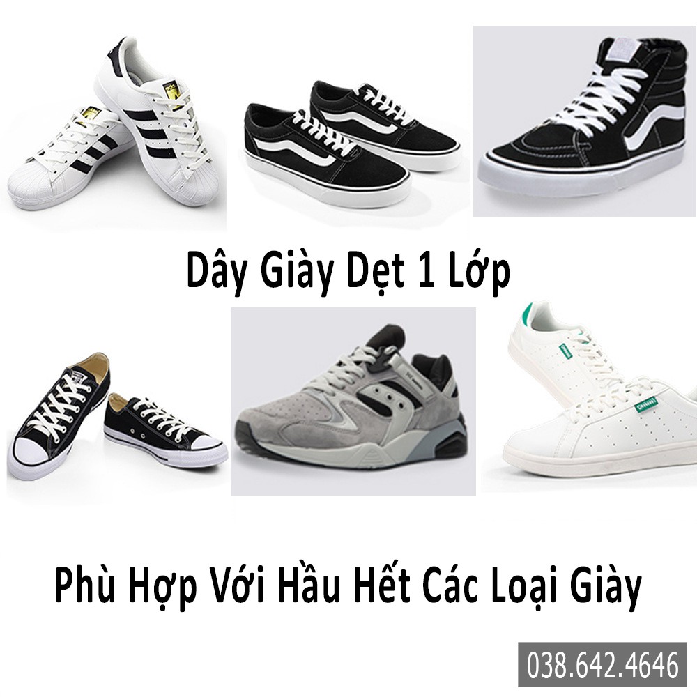 [Bảng 29 màu] Dây giày dẹt dài 160cm (1m6) dành cho các loại giày cao cổ Nike  AF1, Jordan, Converse, Vans, Adidas