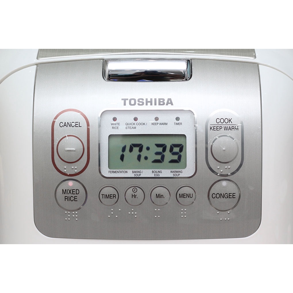 [Mã ELHAMS5 giảm 6% đơn 300K] RC-18NMF - Nồi cơm điện Toshiba 1.8 lít RC-18NMF(WT)VN / RC-10NMFVN(WT) (RC-10NMF)