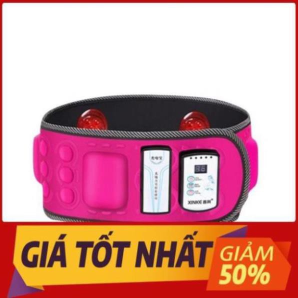 Đai massage giảm mỡ bụng X6 pin sạc hồng ngoại - 6 moter chính hãng