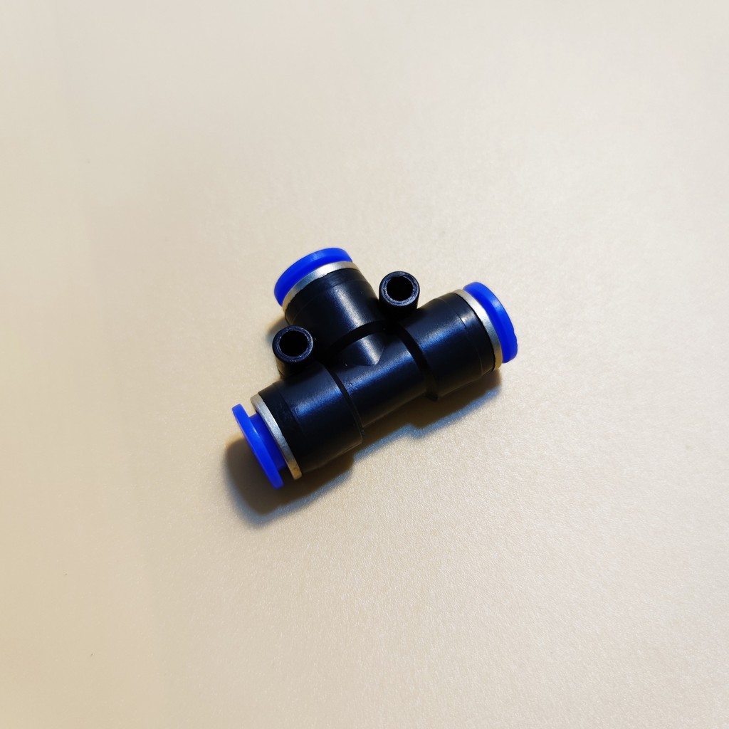 Nối ống phun sương, khí nén chữ T 8mm