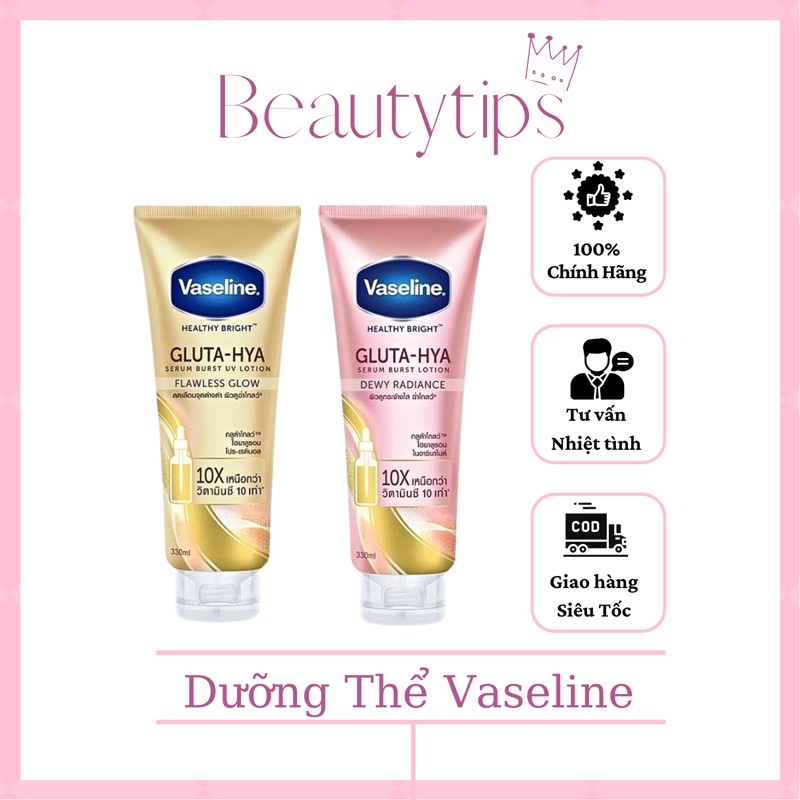 Sữa Dưỡng Thể Vaseline mẫu mới