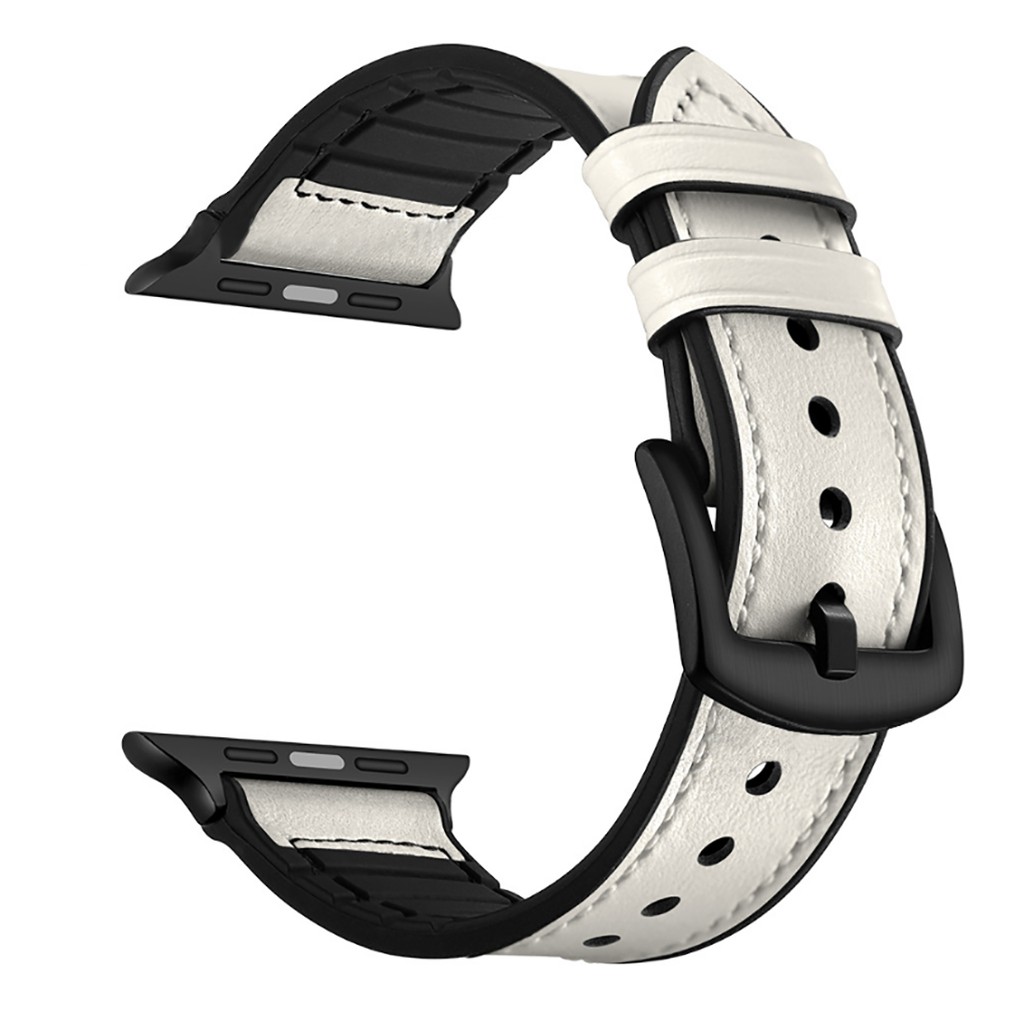 Dây Đeo Bằng Da Thật Mềm Cho Đồng Hồ Thông Minh Apple Watch Series 6 / Se / 5 / 4 / 3 / 2 / 1 Kích Thước 38mm 40mm 42mm 44mm