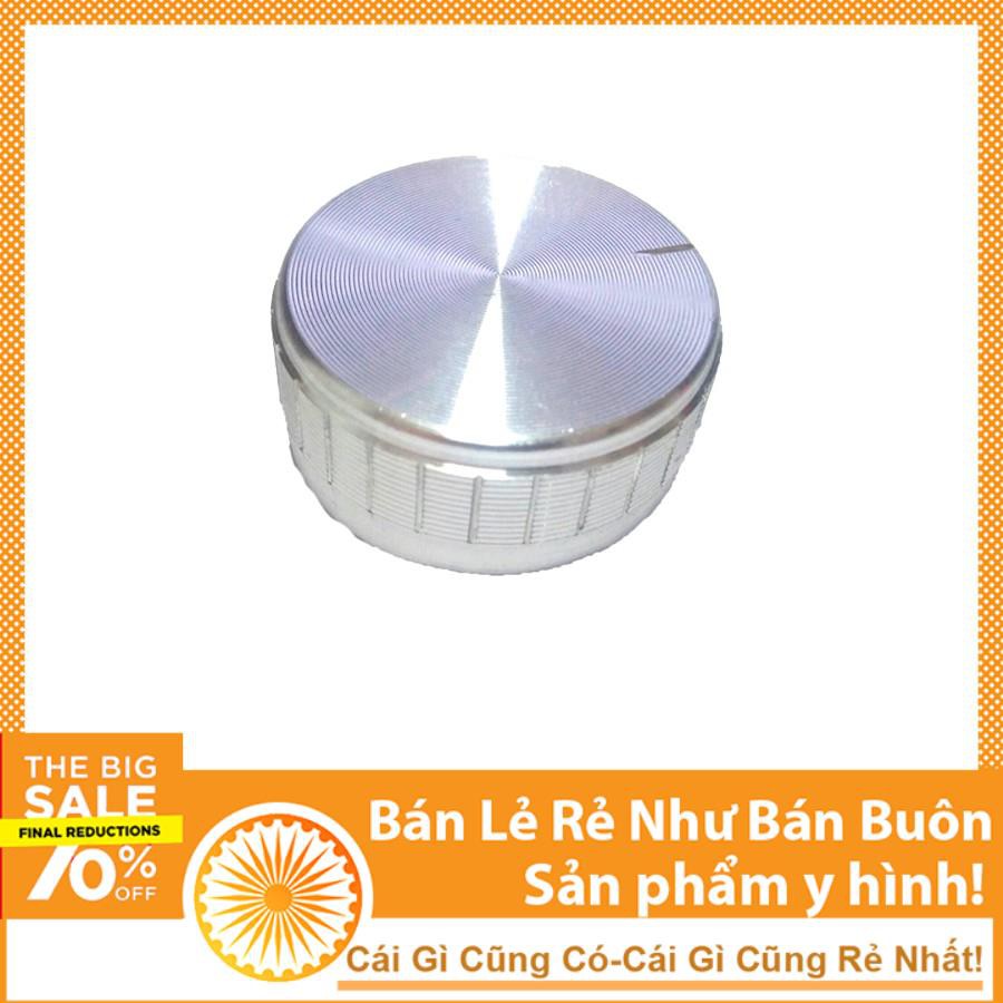 Núm Triết Áp 4cm Vỏ Nhôm - Màu Bạc